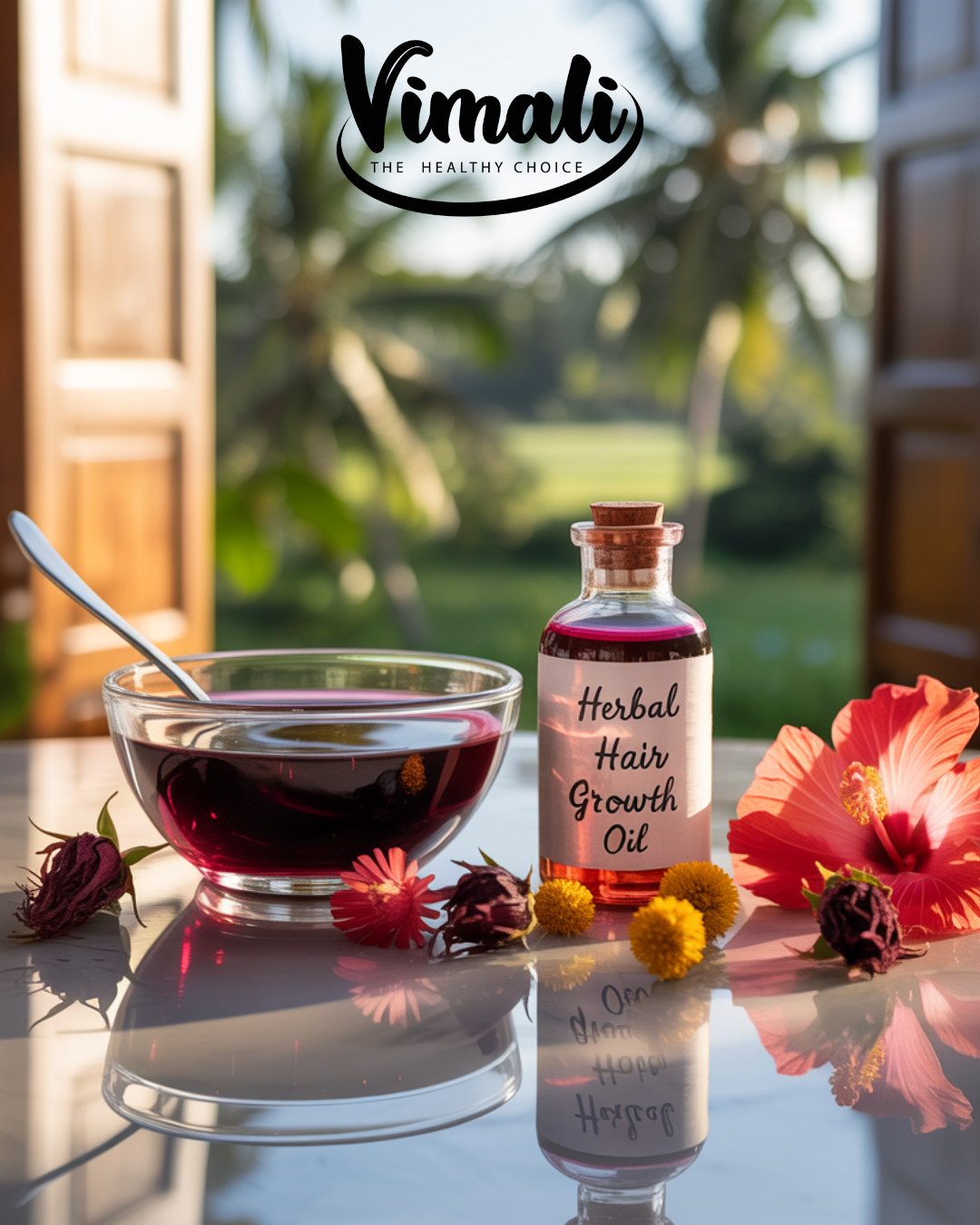 Herbal Hair Growth Oil / மூலிகை முடி வளர்ப்பு  எண்ணெய்